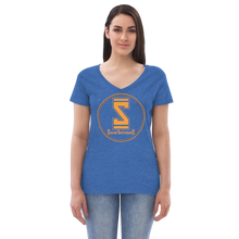Load image into Gallery viewer, Women’s recycled v-neck t-shirt
